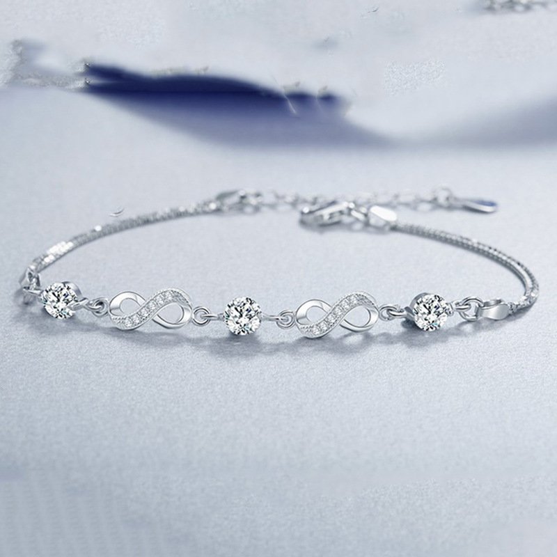 Jewelry Fashion Figure 8 Bracelet Back Bracelet Women's Silver Jewelry Jewelry Gift